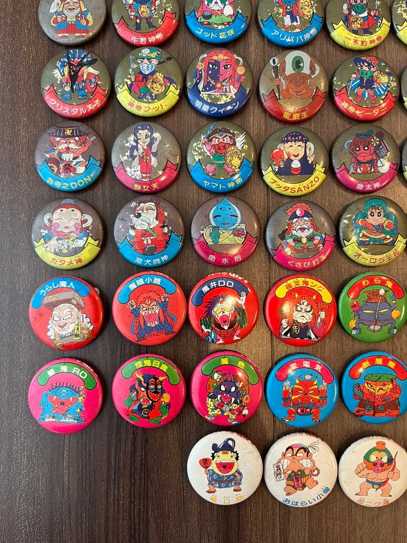 当時物超希少激レア　ニッスイビックリマン缶バッジ78個セットまとめ売り昭和レトロ