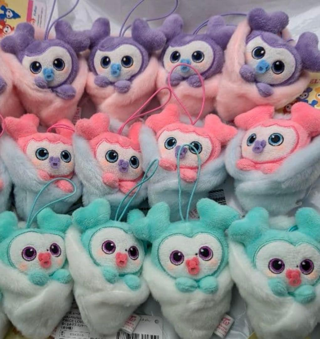 GiGO限定 TWICE LOVELYS おくるみマスコット ミサモ 4セット