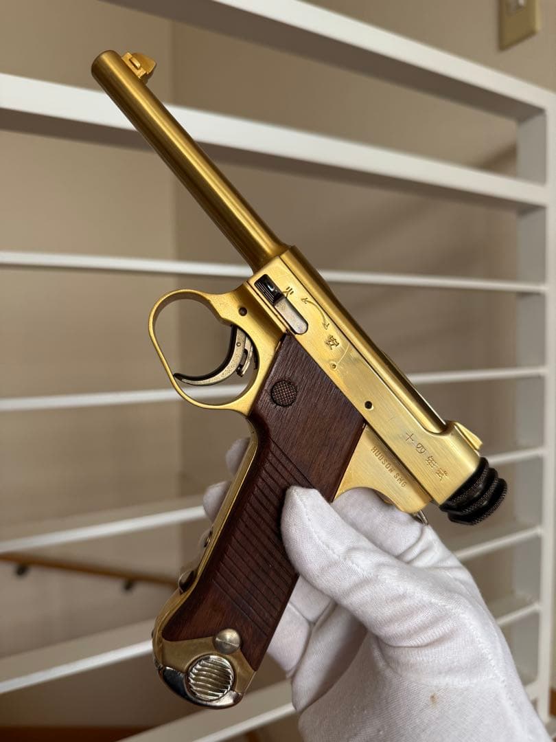 ハドソン 南部14年式 N3 後期型 ウッドグリップ SMG 金属 モデルガン