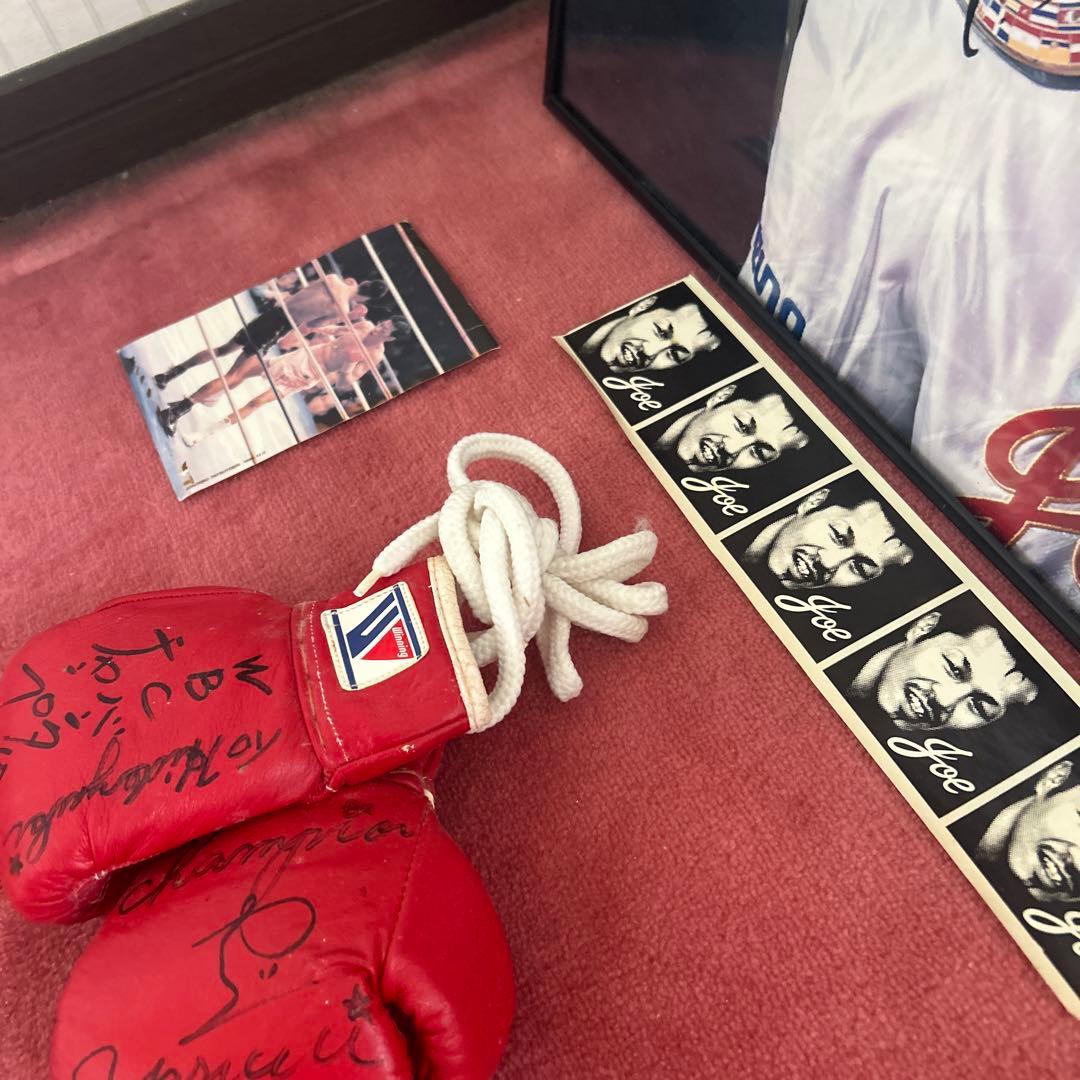 辰吉丈一郎　サイン入り　ポスター　グローブ