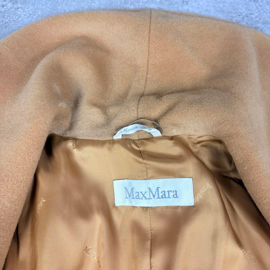 マックスマーラ　Max Mara カシミヤ　ウール　42 白タグ　コート