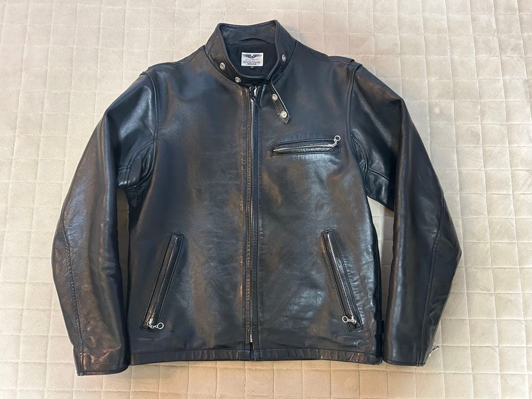 VARGA GIRL★シングルライダースジャケット★サイズ38★馬革