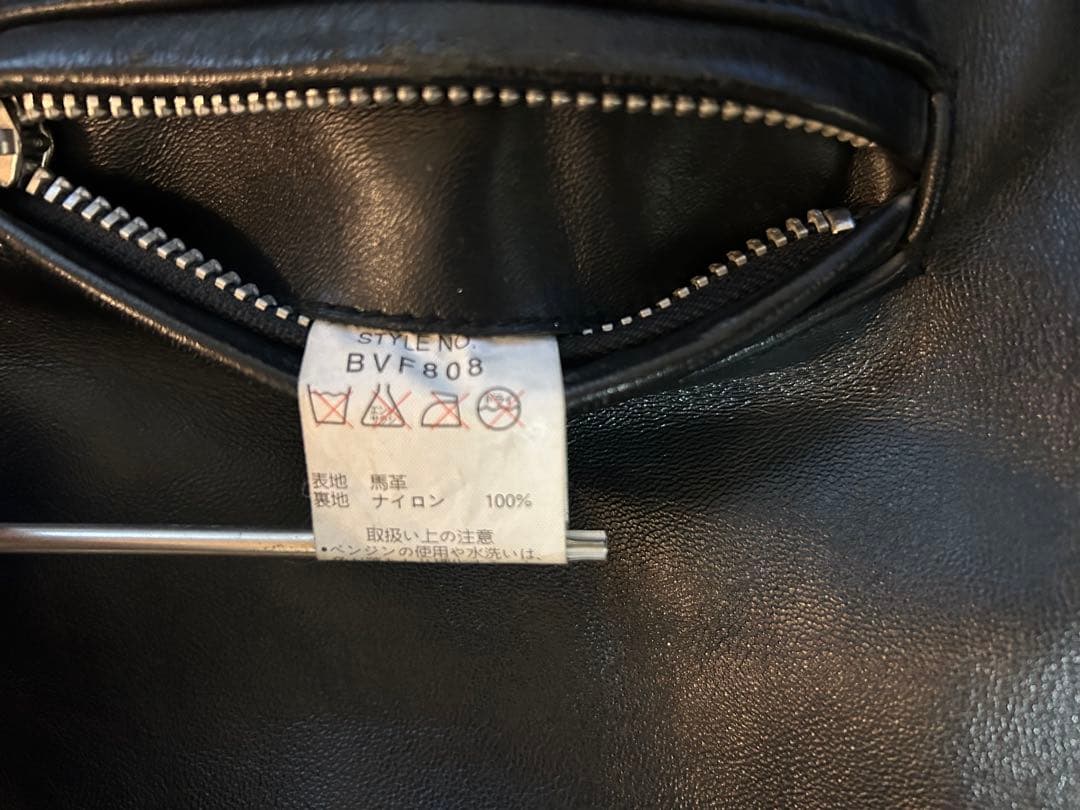 VARGA GIRL★シングルライダースジャケット★サイズ38★馬革