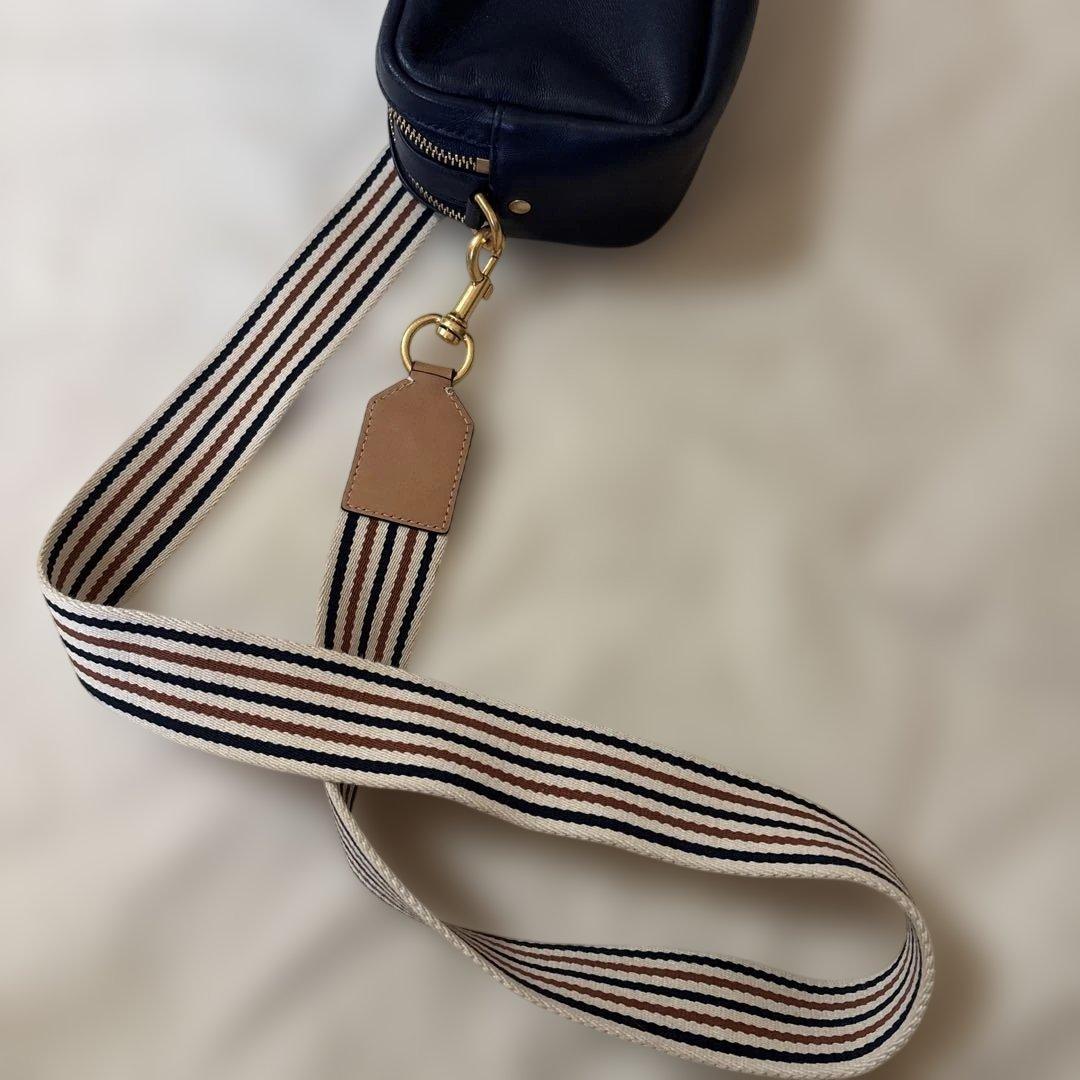 TORY BURCH ネイビー ショルダーバッグ