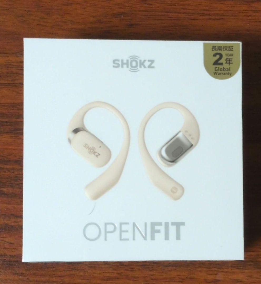 【新品未開封】SHOKZ OPENFIT ワイヤレスイヤホン ベージュ