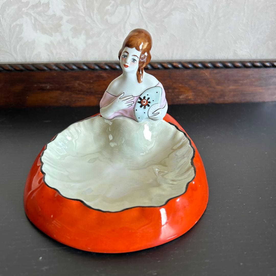 オールドノリタケ　アールデコ　デコレディ ラスター彩　小物入れ・ピントレイ