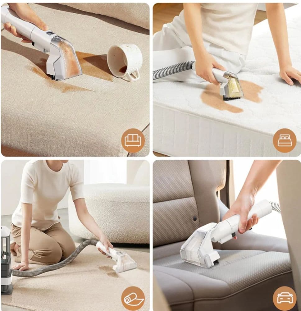 NEODIT カーペットクリーナー 14000Pa強力吸引 リンサー洗浄機