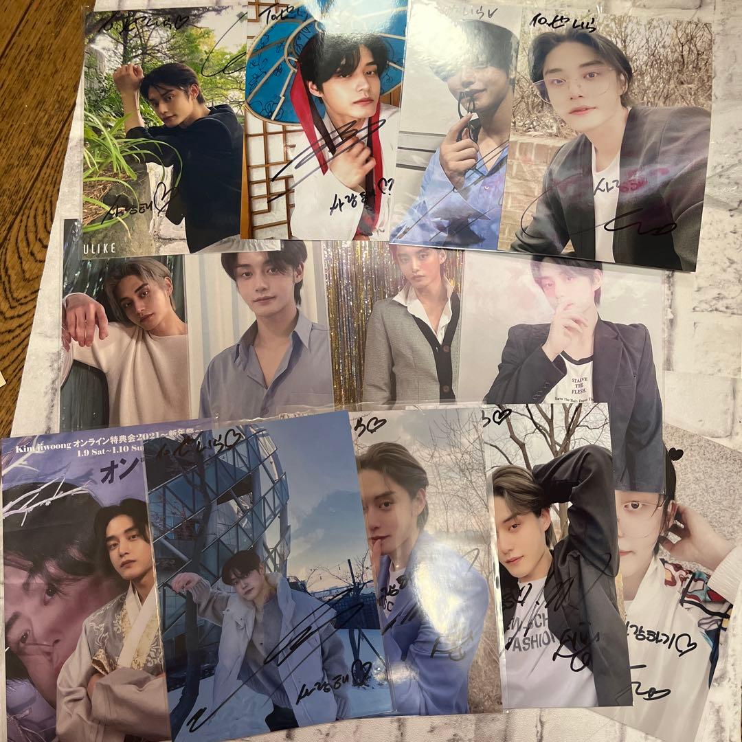 1.2枚目全てセット　ZEROBASEONE ゼベワン　キムジウン　サインチェキ