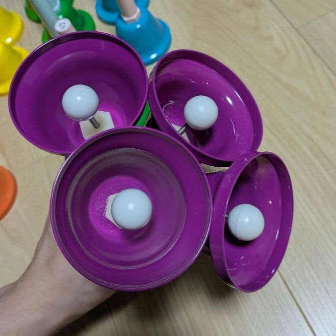 ZEN-ON ミュージックベル ハンドベル 23音 レインボーカラー