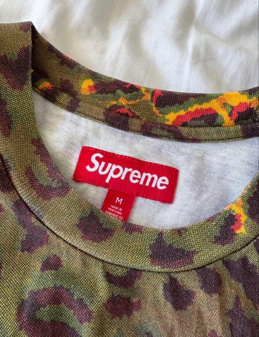 トップス Supreme Small Box L/S Tee \"Cheetah\"