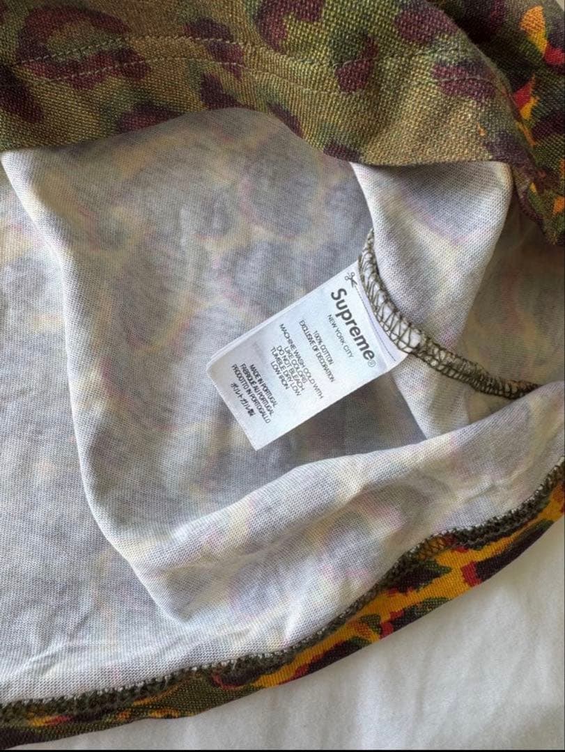 トップス Supreme Small Box L/S Tee \"Cheetah\"