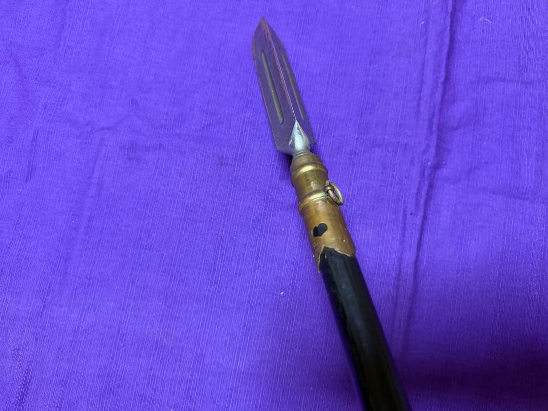 素槍　模造槍　居合刀　202センチ（日本刀装具小柄小刀笄拵目貫鐔鍔薙刀長巻十手