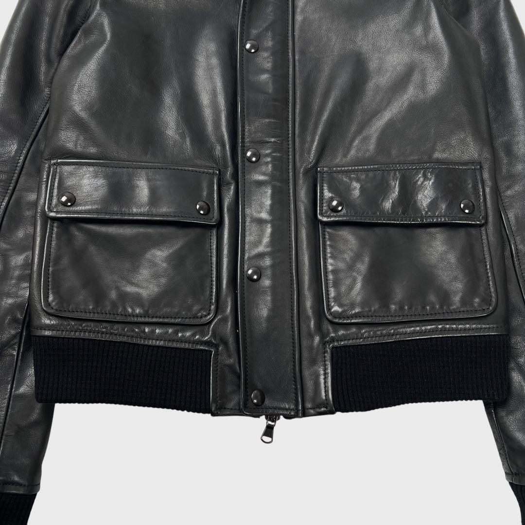ジャケット・アウター DIESEL BLACK GOLD leather riders jacket