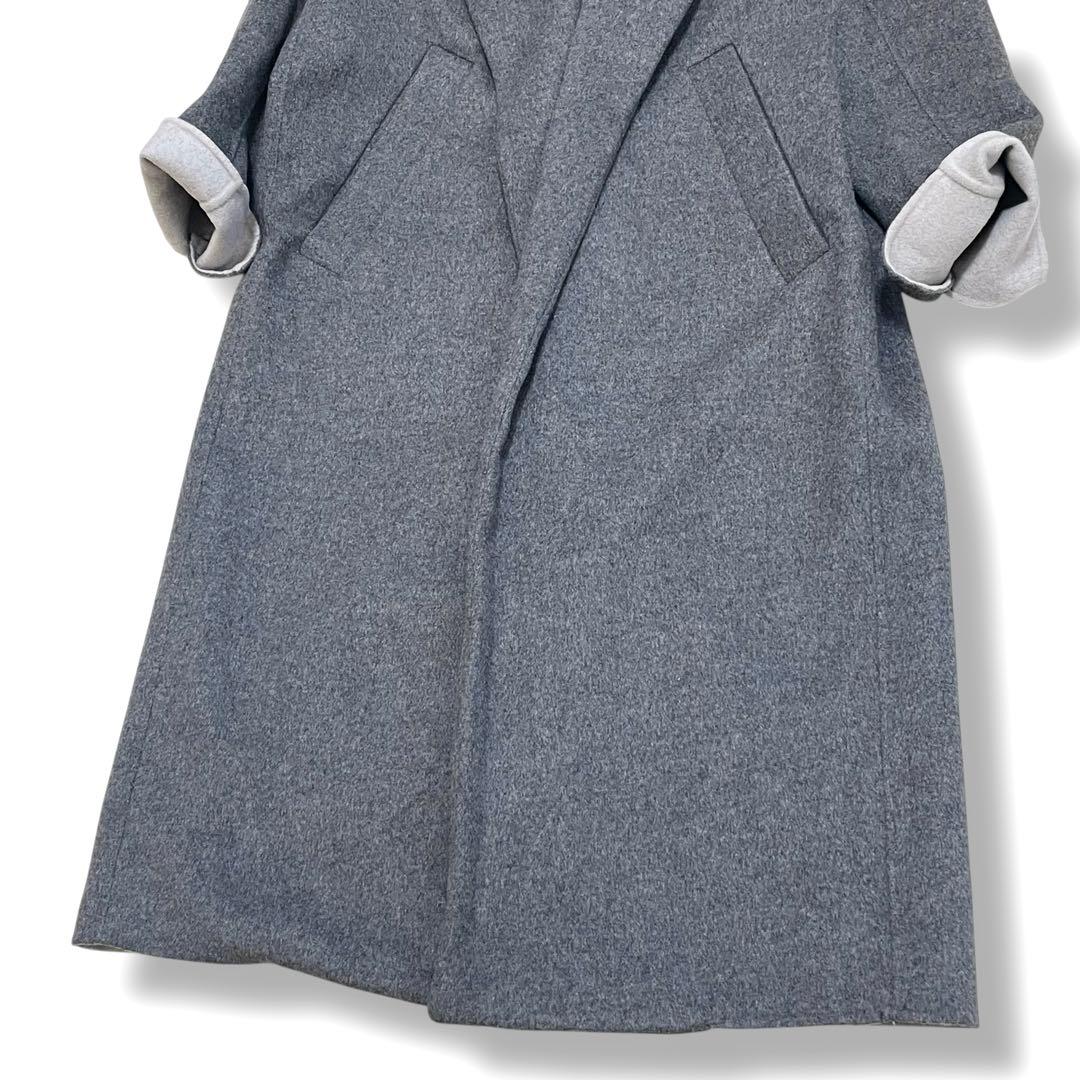 エンフォルド ENFOLD トップリバーチェスターコート ロング 36 S相当