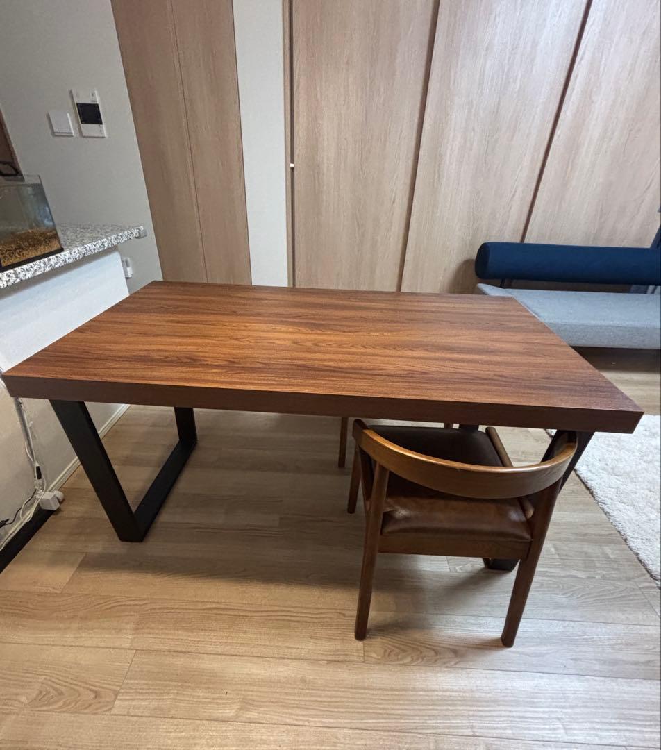 【横浜市港北区】ダイニングテーブルセット 机＋椅子2脚 おしゃれ 食卓