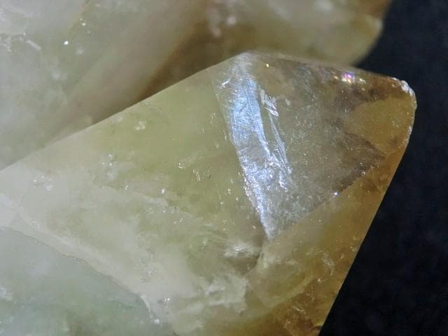 【非加熱 シトリン 】クラスター ナチュラル 原石 タントリックツイン