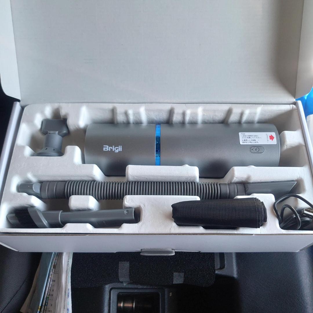 USB充電式ミニ掃除機 ハンドポンプ付き