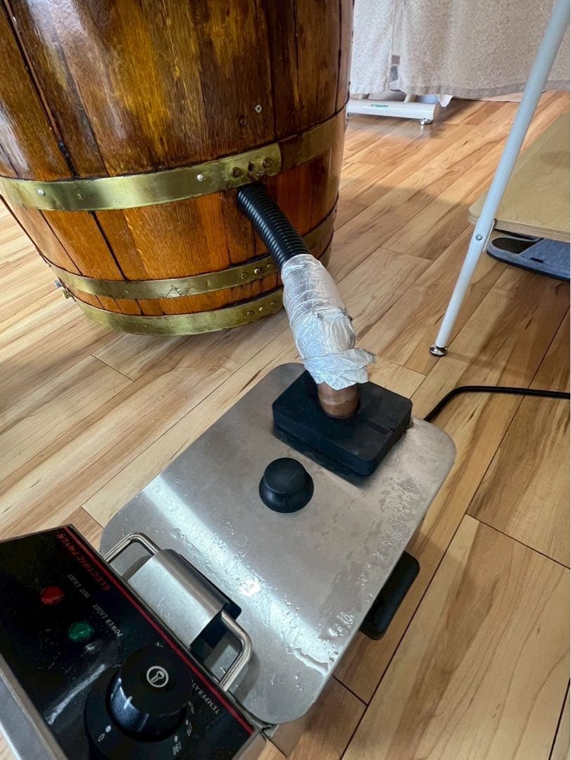 【激レア特別品】1人用サウナ 木製樽　バレルスチームサウナ