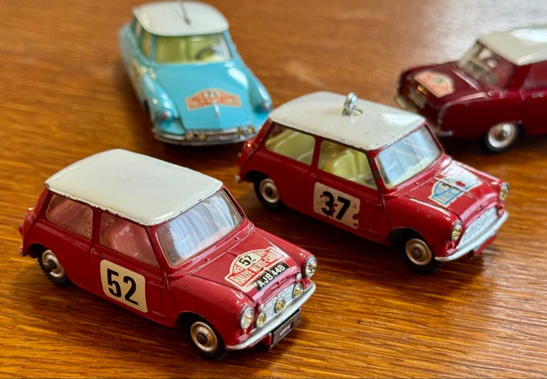 当時物コーギーcorgi toysモンテカルロカーセット中古品ローバーミニbmc