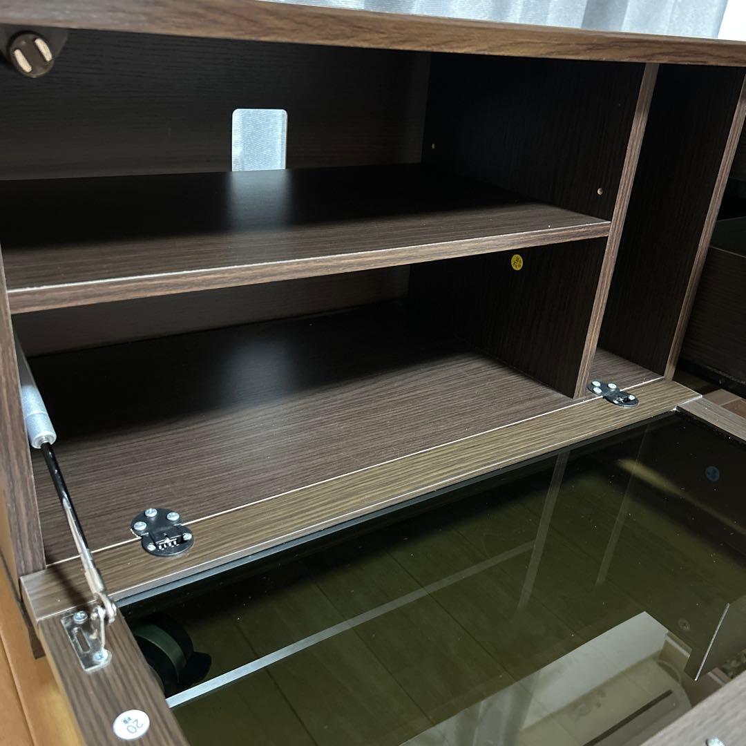 ニトリ　テレビ台　木目調　ブラウン　ローボード　ダイス　120cm