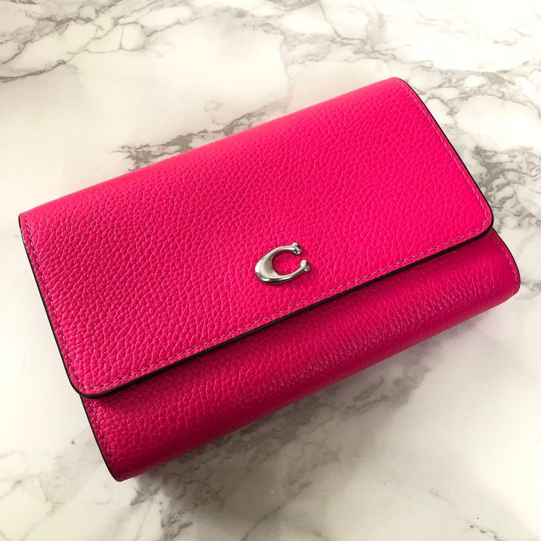 完売品！新品未使用 コーチ COACH 折り財布 ピンク