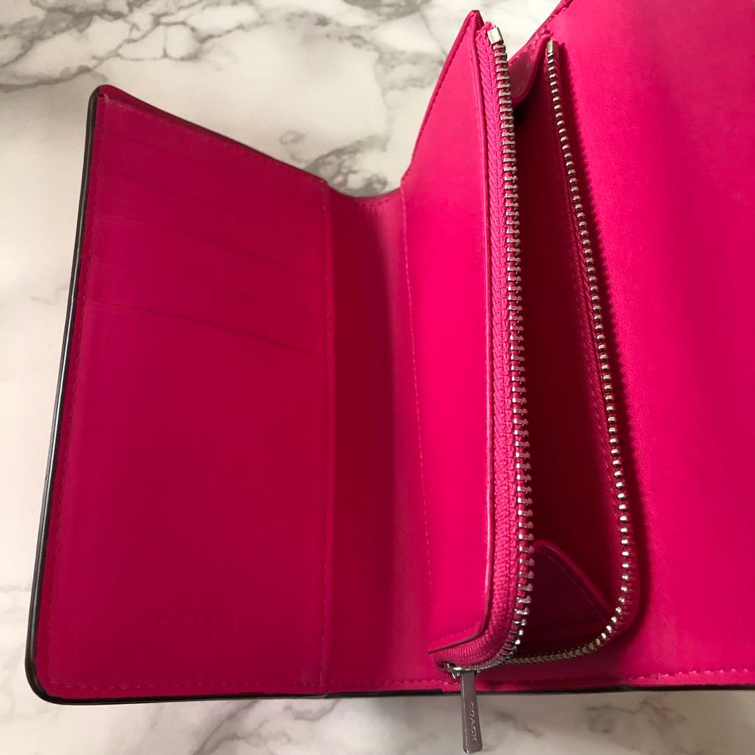 完売品！新品未使用 コーチ COACH 折り財布 ピンク