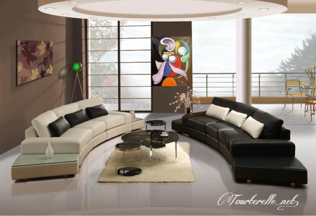 肉筆☆油絵☆F20号『woman with a flower』ピカソ/模写