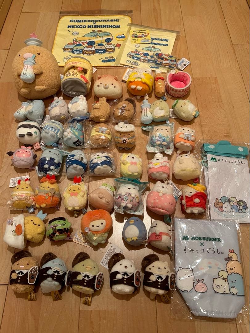 すみっコぐらし　てのりぬいぐるみまとめ売り