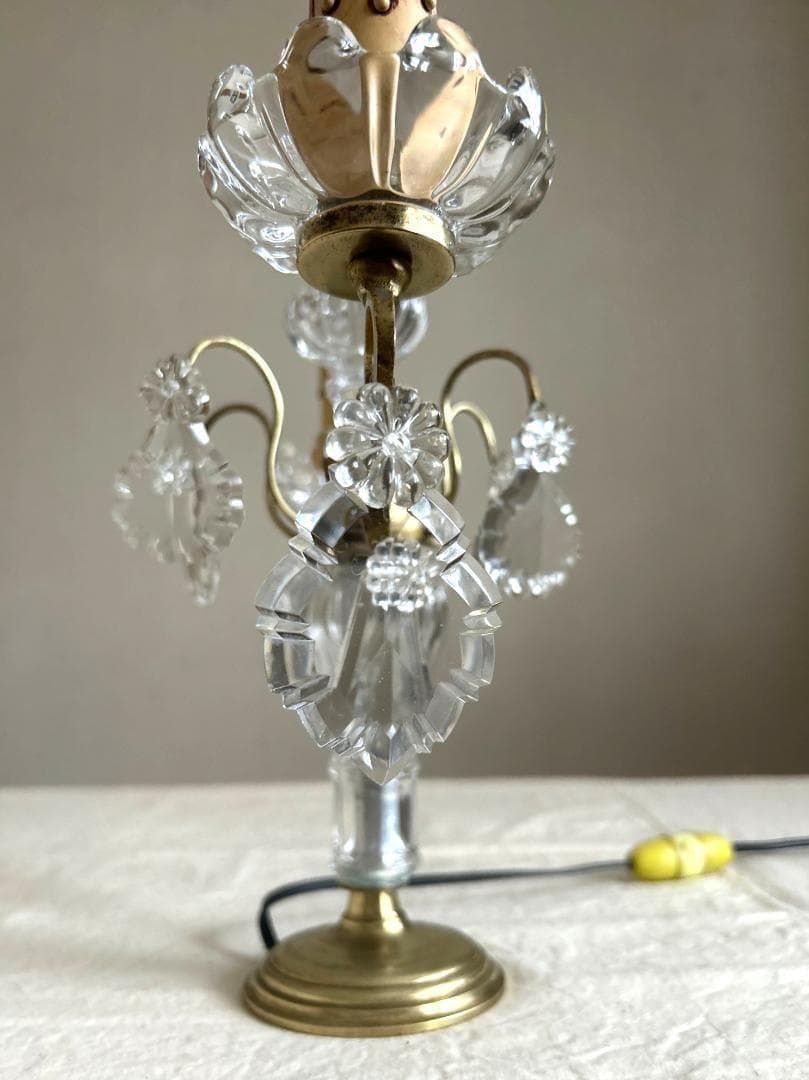 キャンドル　ランプ　 蝋燭　シャンデリア　ブロカント　フランスアンティーク