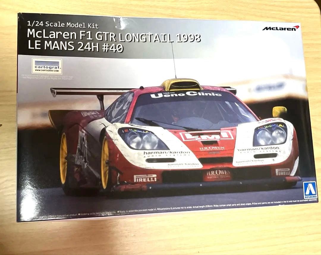アオシマ フジミ 1／ 24 マクラーレン F1 GTR #40 #41 #44