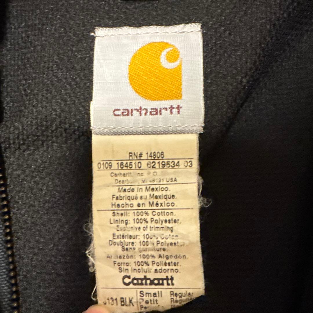 Carhartt 黒 アクティブジャケット