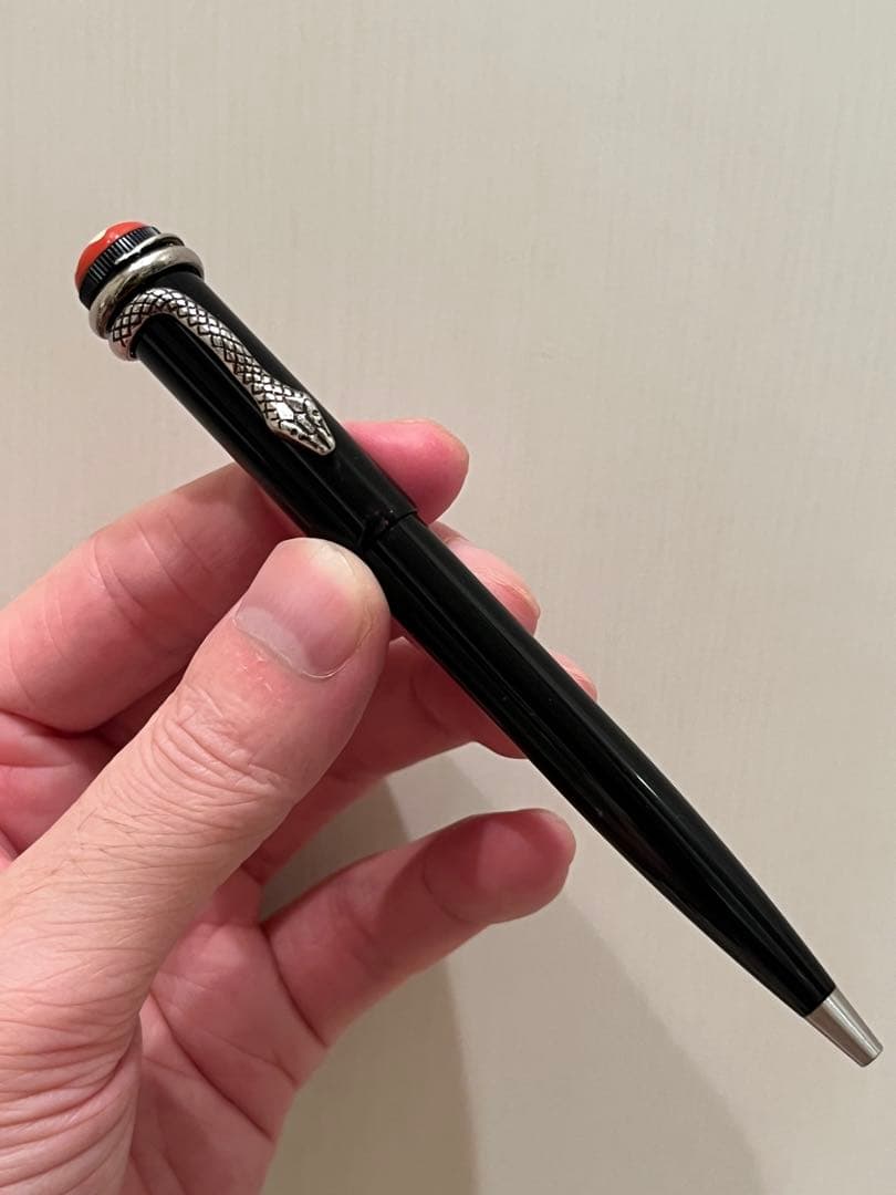 【美品】モンブラン ヘリテイジ ルージュ＆ノワール・ボールペン