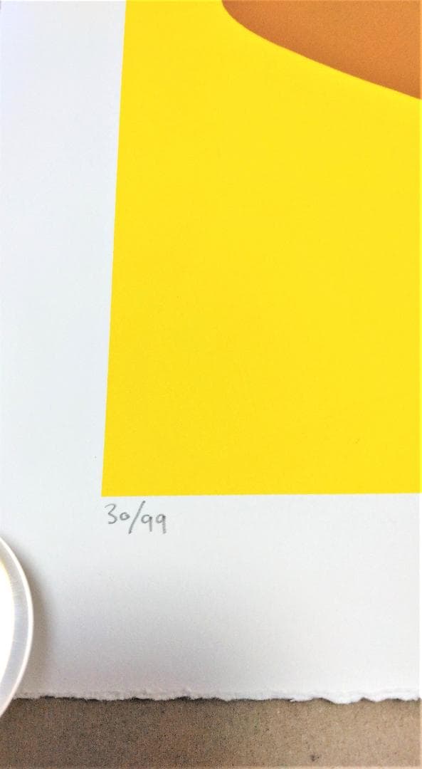 天野タケル 　The Dog　ハンドサイン・ナンバー入り シルクスクリーン 版画