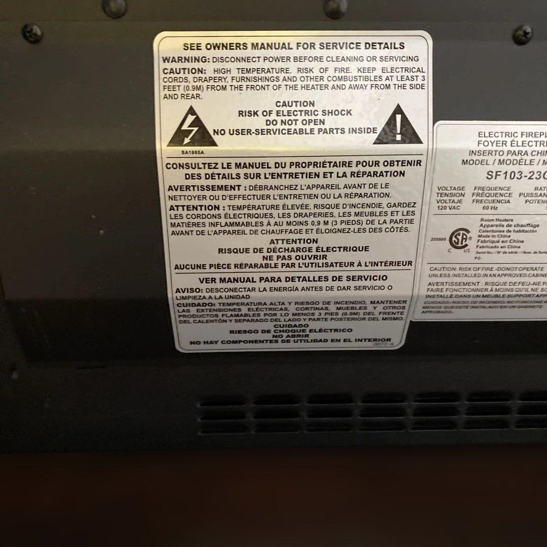 USA製電気暖炉ストーブ