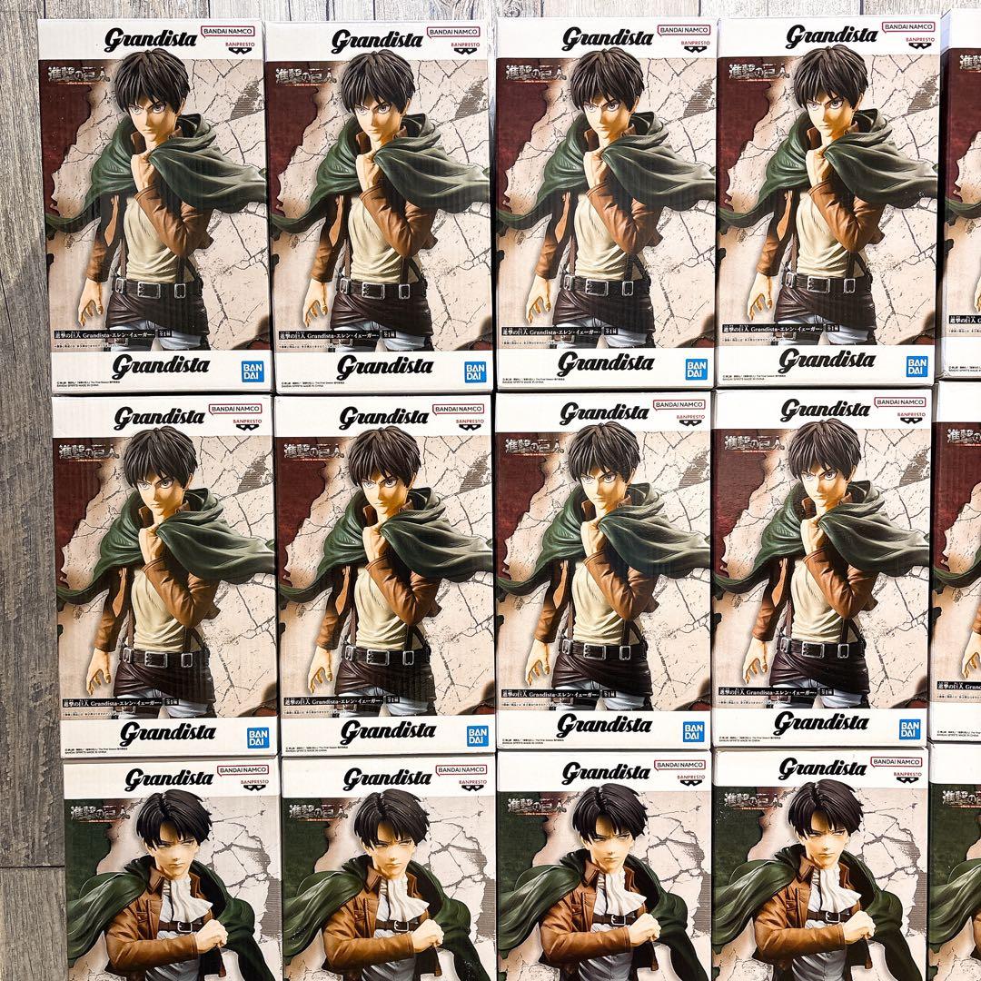 進撃の巨人Grandista（グランディスタ）-エレン-リヴァイ-20体セット