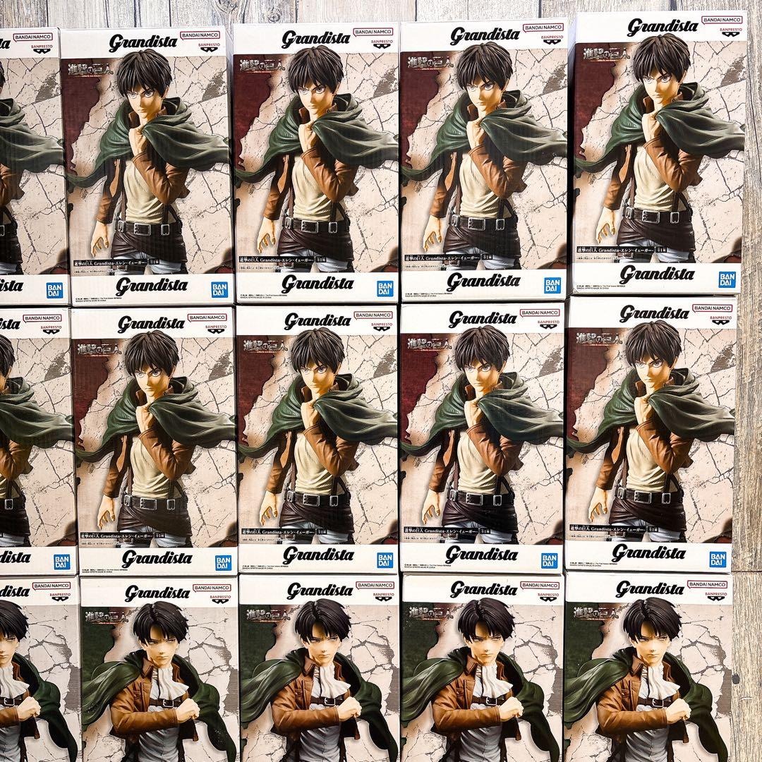 進撃の巨人Grandista（グランディスタ）-エレン-リヴァイ-20体セット