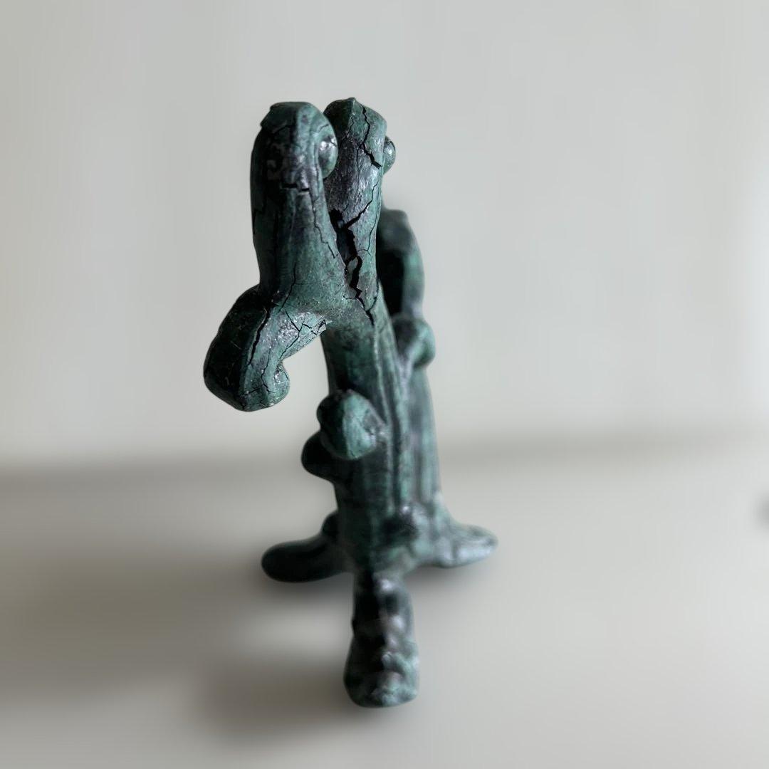 中国 古美術 鋳物 金属工芸 華龍 置物 龍置物 竜置物