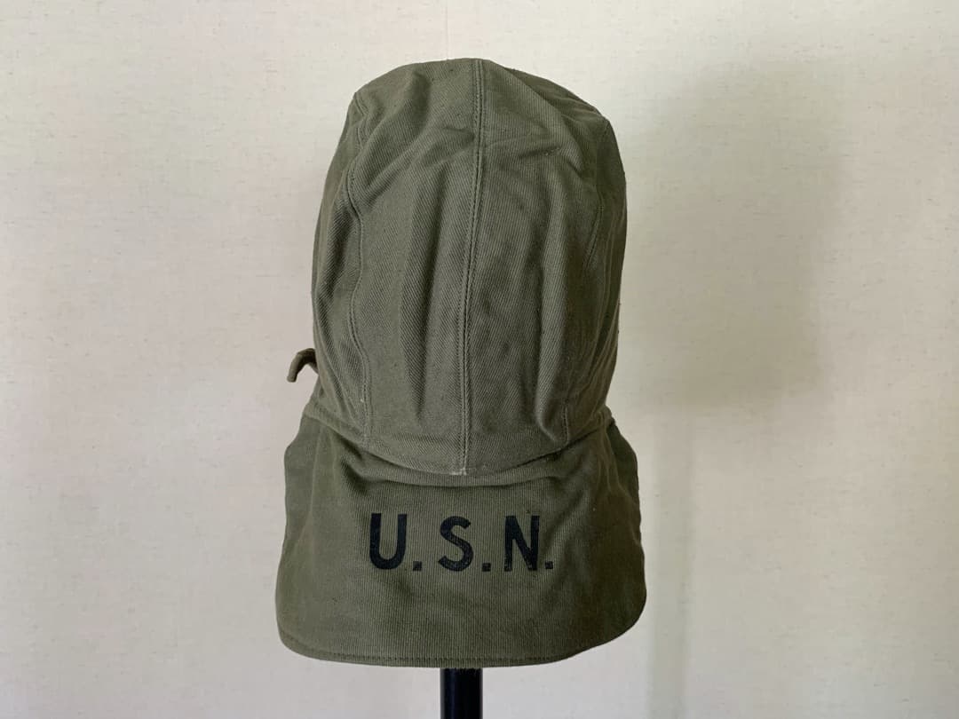 1940s 未使用 デッドストック 米軍 実物 USN デッキキャップ ④
