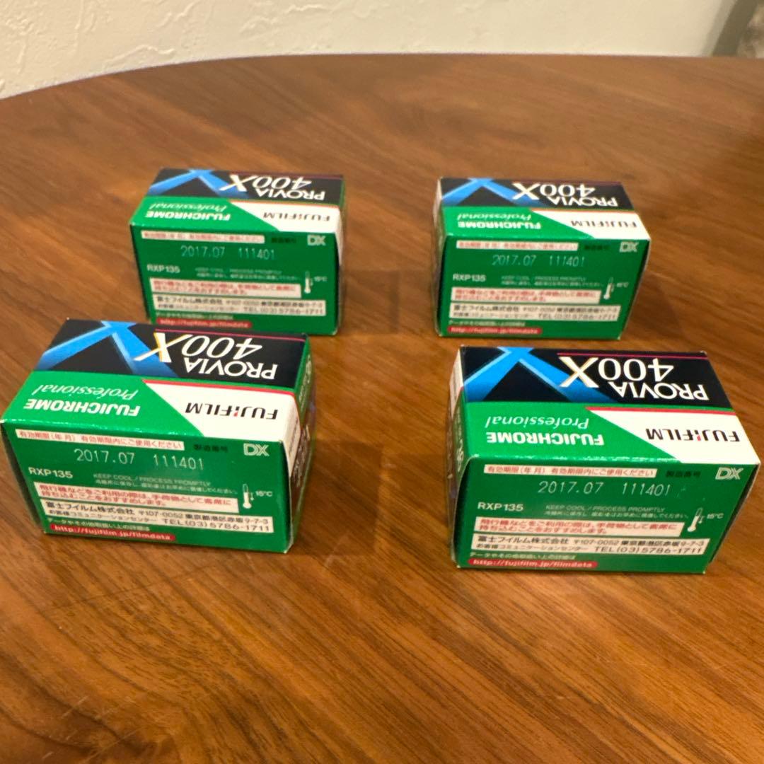 稀少 FUJIFILM PROVIA 400X フィルム 36枚撮 × 4本