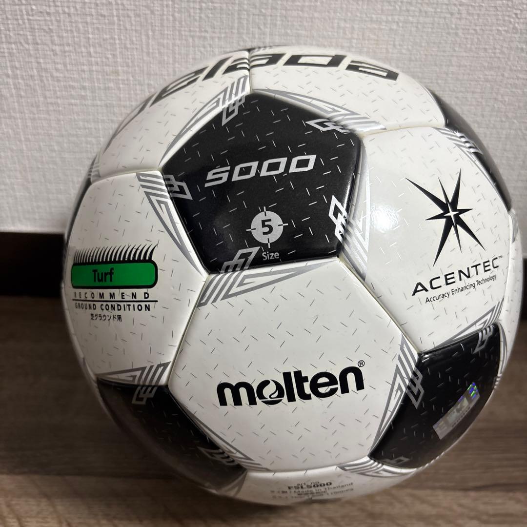 新品未使用モルテン サッカーボール5号球 ペレーダ5000芝用 F5L5000⑥