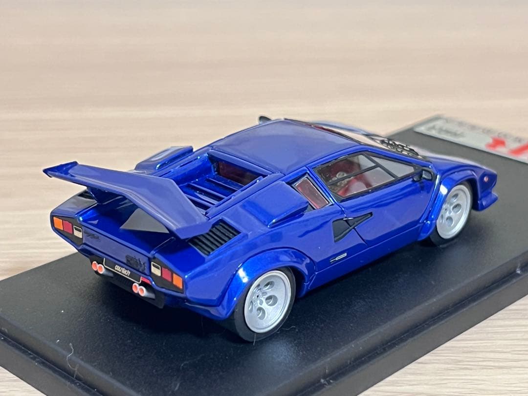 【美品】MRコレクション1/43 ランボルギーニ カウンタックLP500Sブルー