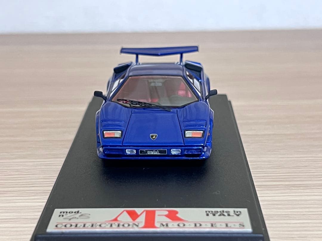 【美品】MRコレクション1/43 ランボルギーニ カウンタックLP500Sブルー