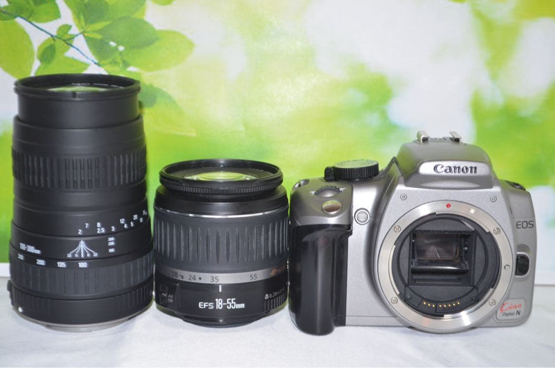 ★初心者にオススメ★Canon kiss N★スマホに転送★望遠レンズ★