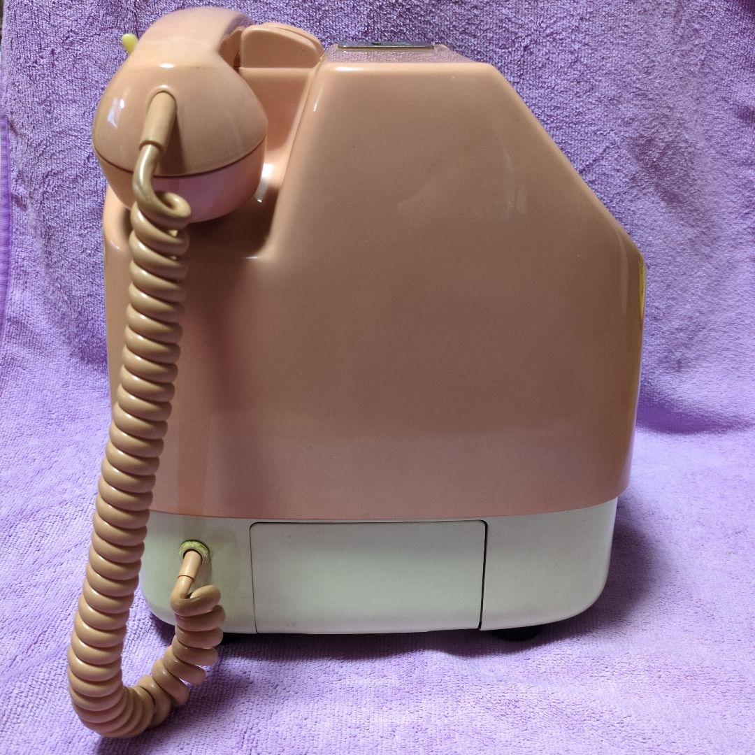 【昭和レトロ】ピンク公衆電話機／10円硬貨式ダイヤル電話