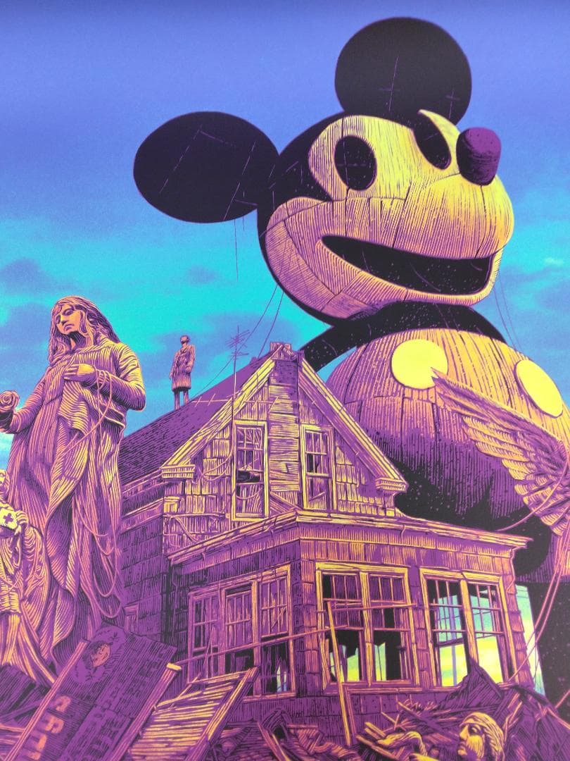 ミッキー　ディズニー　シルクスクリーン　ぷーさん　ダフィー　スティッチ　ジーニー