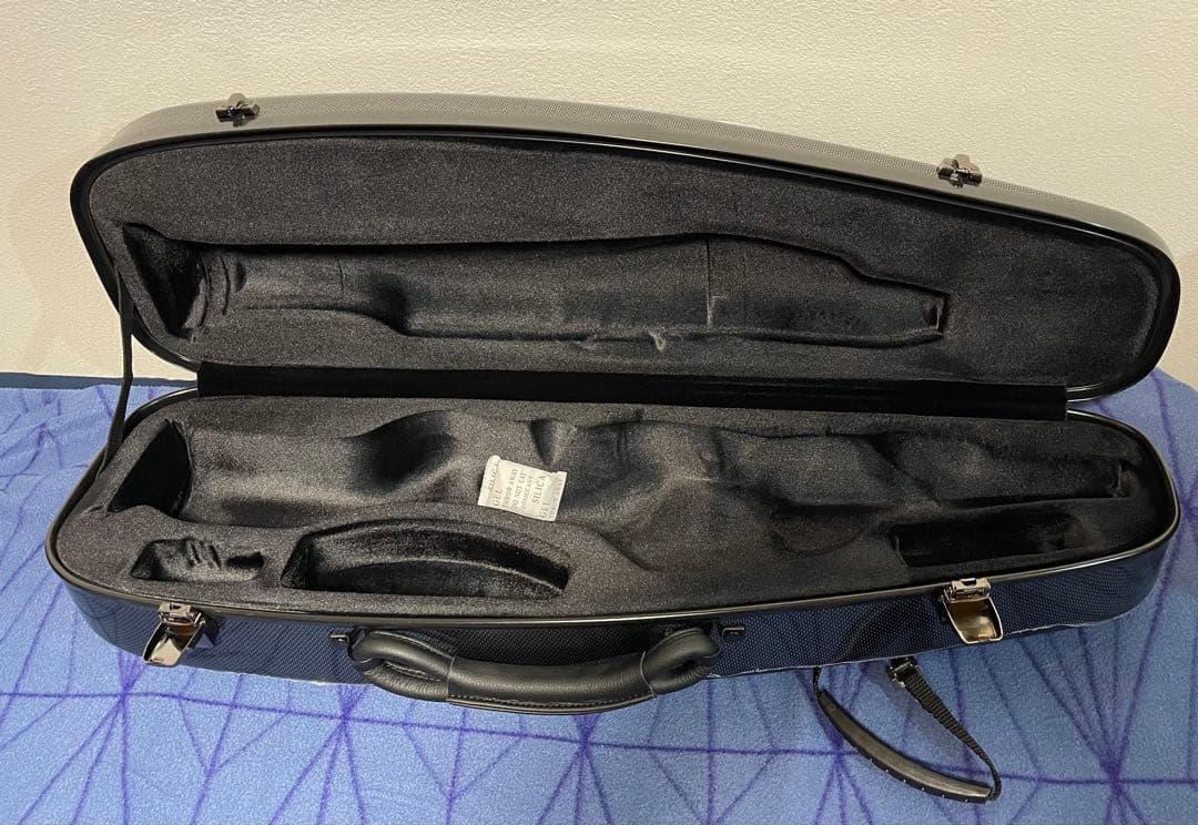ソプラノサックス フライトケース 未使用 カーボン柄