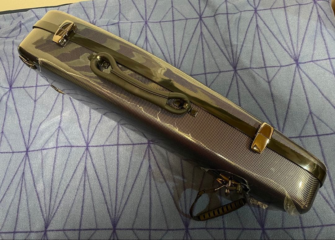 ソプラノサックス フライトケース 未使用 カーボン柄
