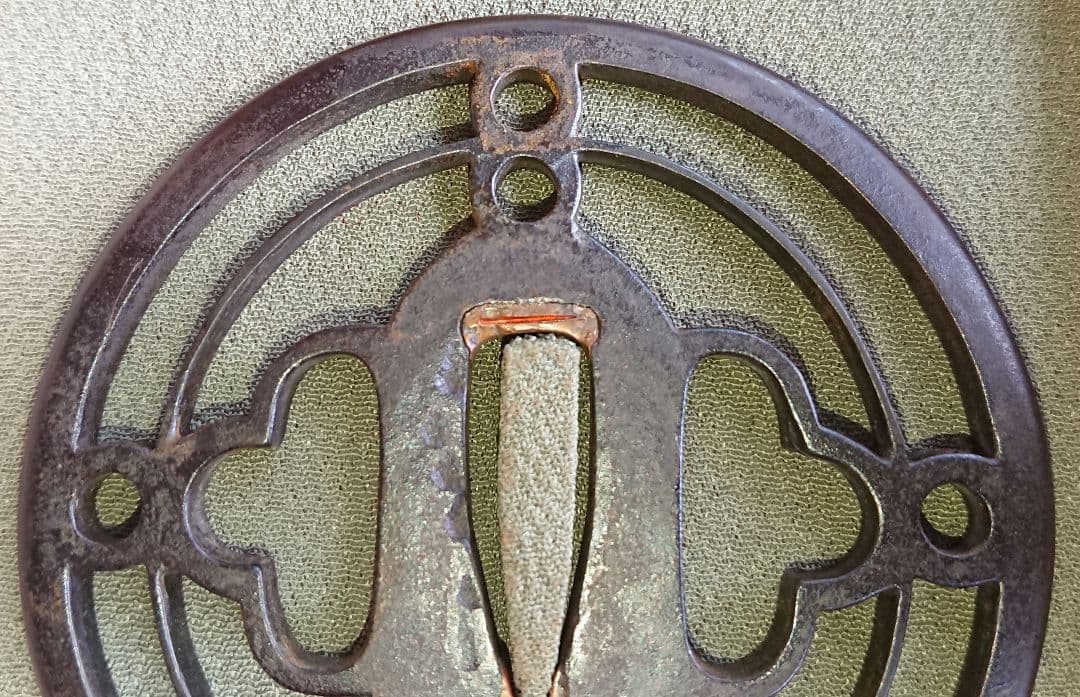 稀少 江戸後期 日本刀 刀鍔