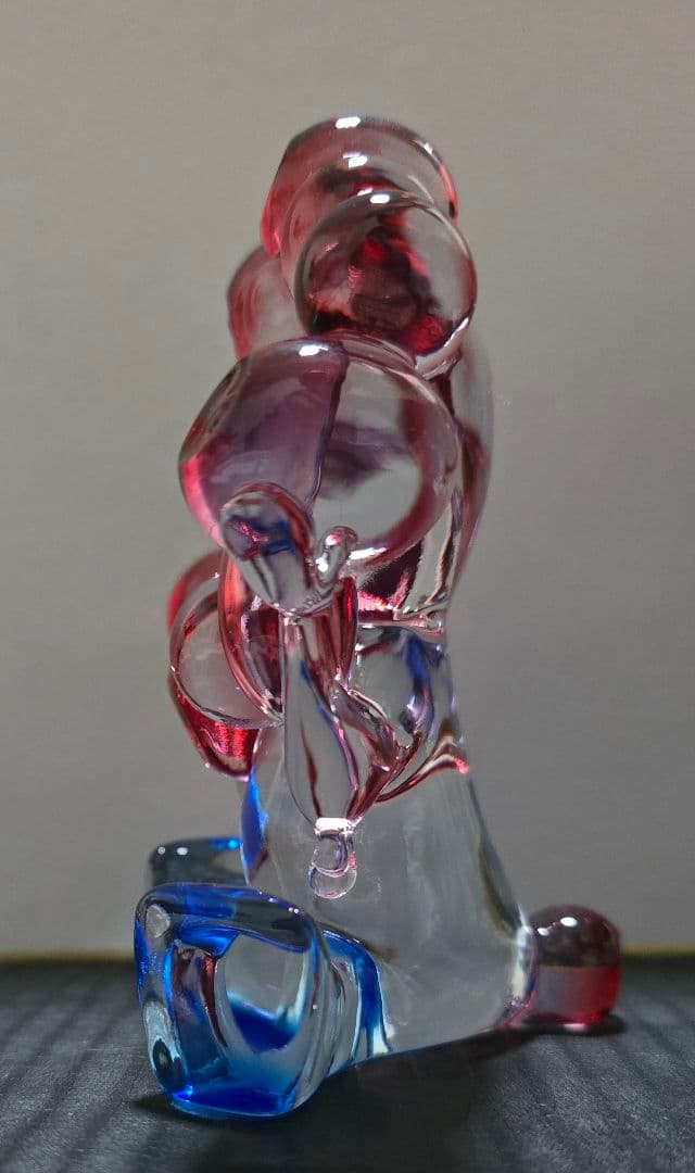 ミャクミャク　クリアフィギュア　レッド×ブルー　新品　大阪万博　expo