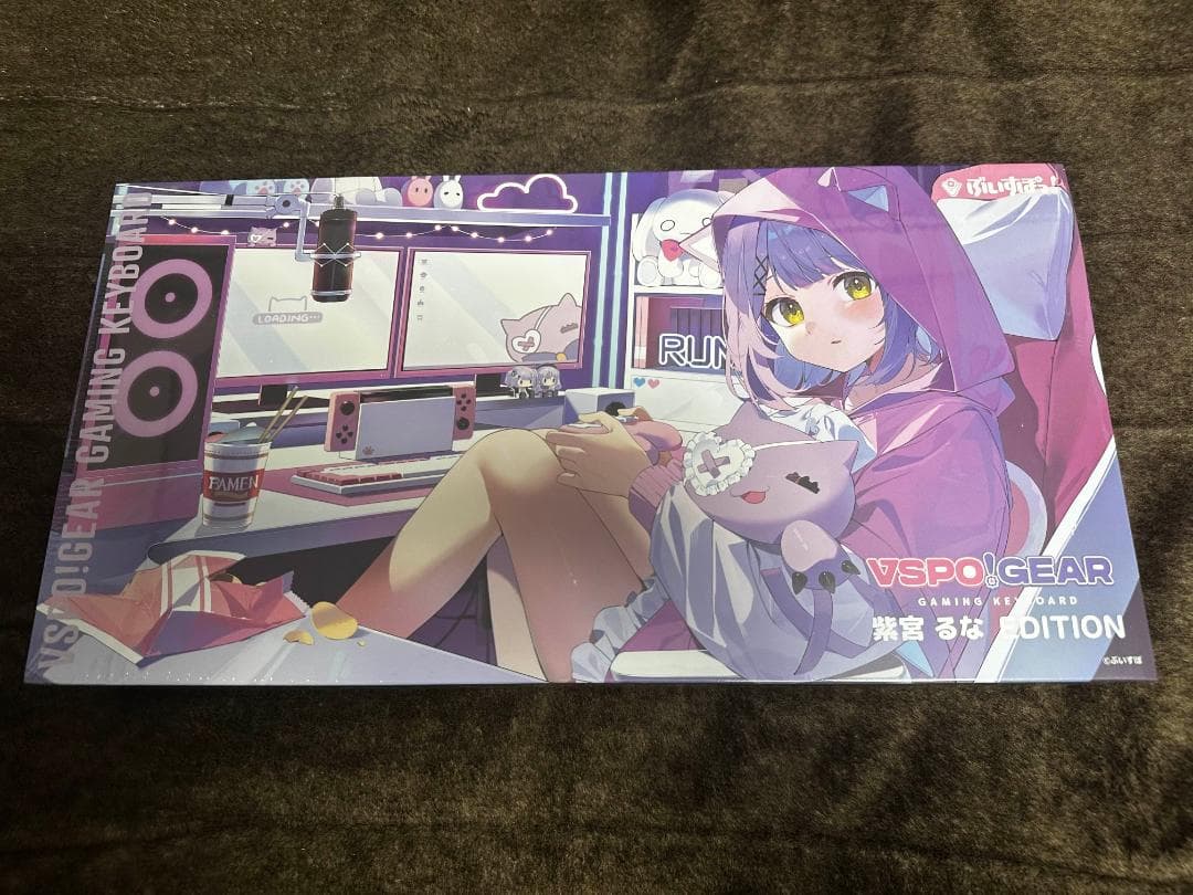 VSPO! GEAR ゲーミングキーボード 紫宮るなEDITION